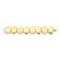Pulseira Articulada Dourada Fosca Escovada - PU01040385DOFO